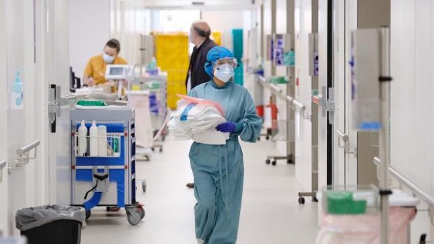 S'obre el nou espai Covid-19 a l'Hospital de Bellvitge