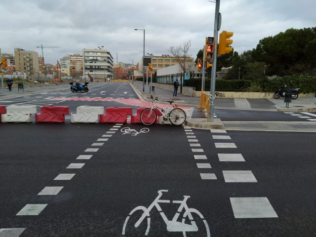 La xarxa pedalable de l'Hospitalet, un pla a mitges