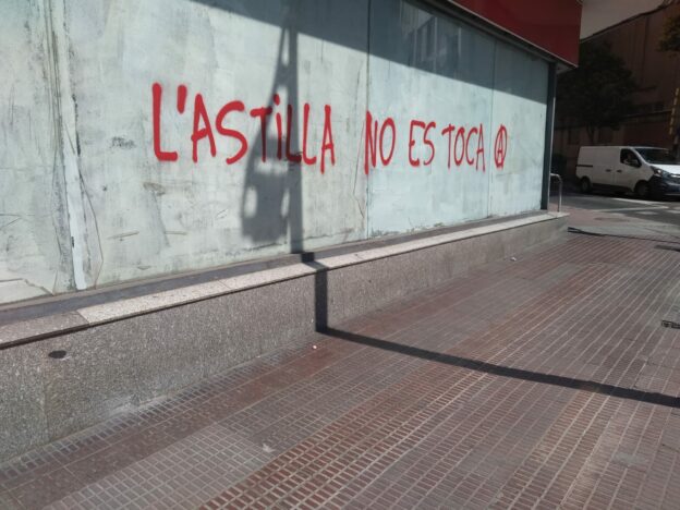 Cercavila solidària contra el desallotjament del CSO l'Astilla