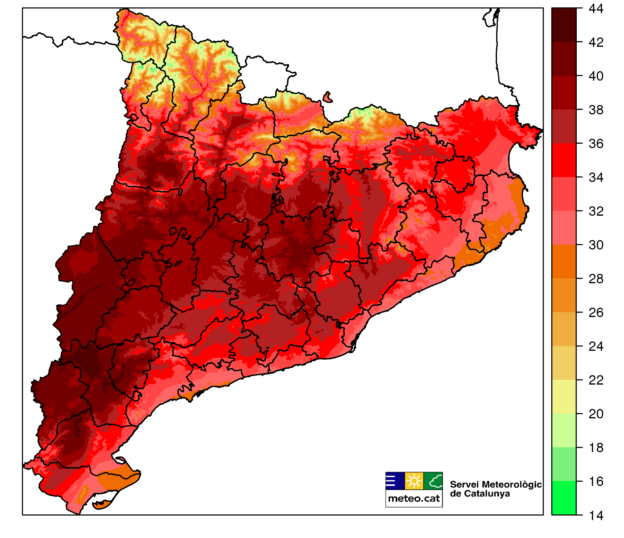 L'onada de calor fon l'Hospitalet